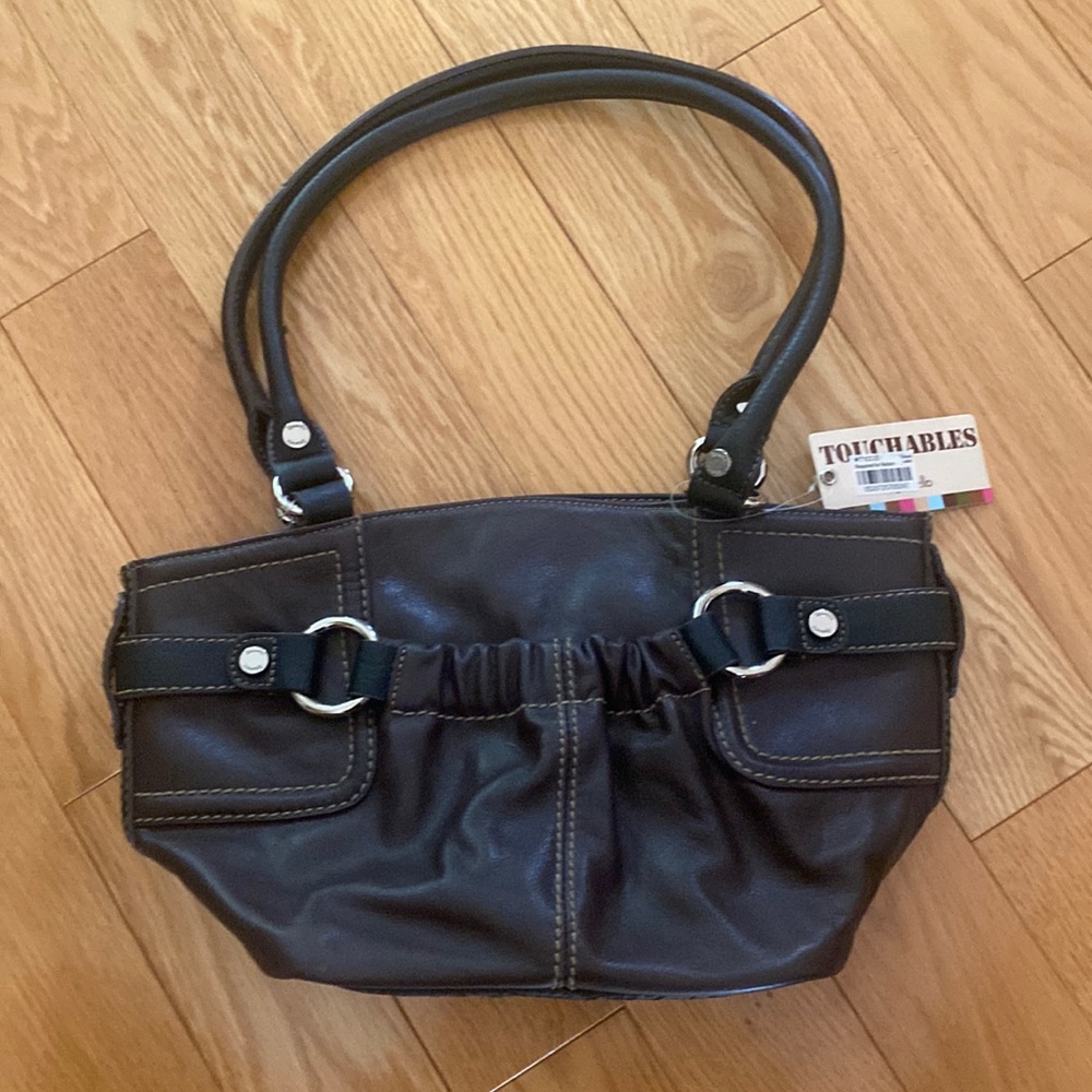 Dark Brown leather purse - Brand new with tags